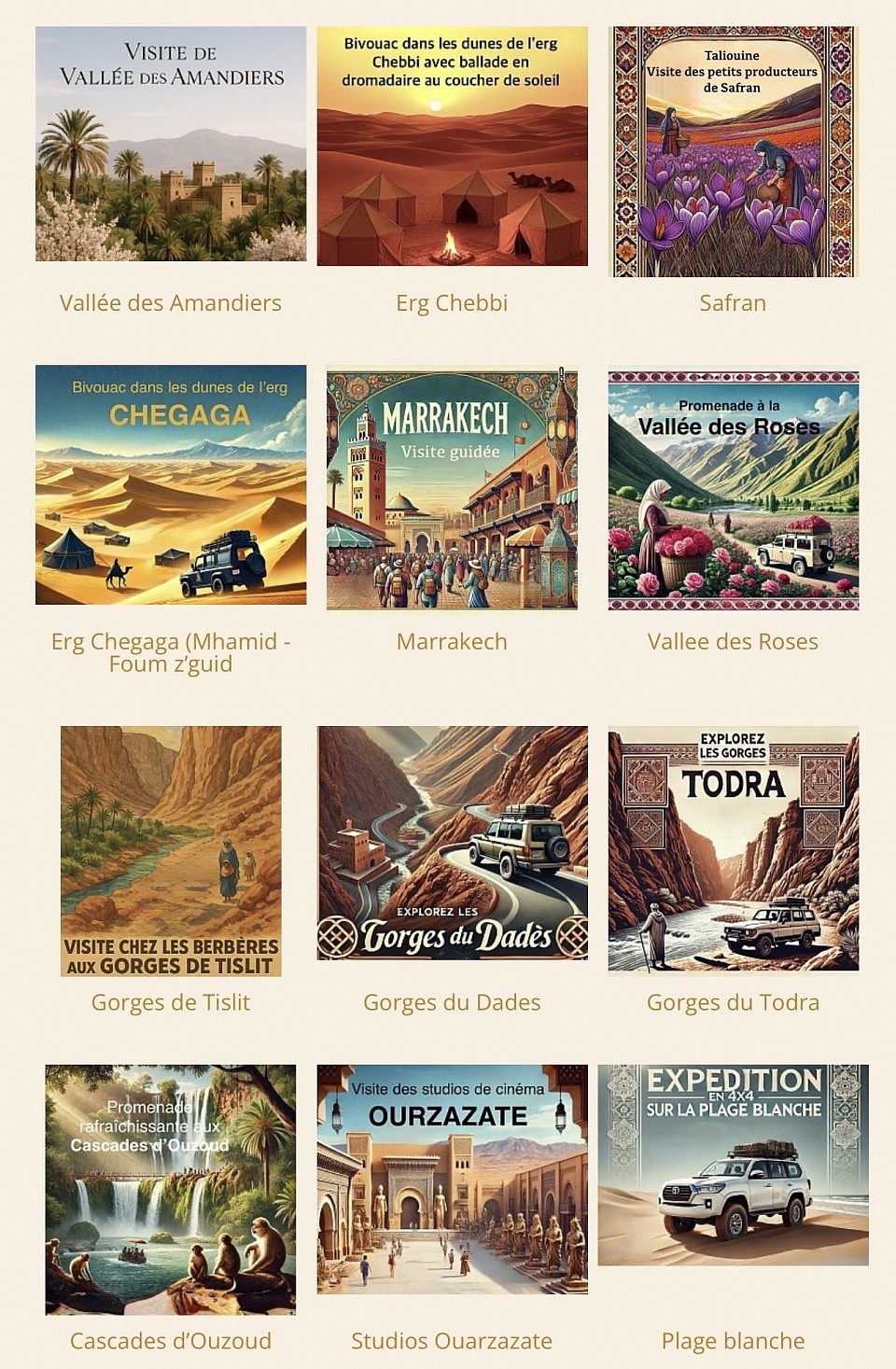 Excursions